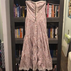 Betsey Johnson signature floral print maxi dress